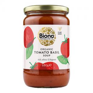 Biona Organic Tomato Basil Soup 680G Pack of 6