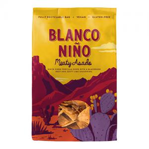 Blanco Nio Meaty Asado Tortilla Chips 170G Pack of 8