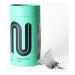 A rectangular green-and-white NEMI Teas box of Peppermint Tea sits on a plain background. The front shows illustrated peppermint leaves, the brand logo, and text noting 15 teabags and 22.5 g. Soft studio lighting and a faint shadow outline the box.