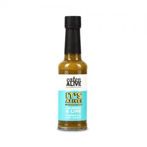 Eaten Alive Jalapeno and Lime Fermented Hot Sauce 150ml Pack of 10