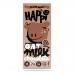 A colorful box shows HAPPi branding and playful typography, displaying fifteen 40 g oat-milk chocolate bars in individual wrappers. Packaging uses warm brown and creamy off-white tones with oat illustrations, a milk-splash graphic, and bold product name on front. with a glossy sheen and faint emboss.