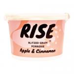 RISE Instant Porridge Apple & Cinnamon Pot 80g Pack of 8