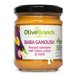 Olive Branch Babaganoush Aubergine Spread 190g Pack of 6