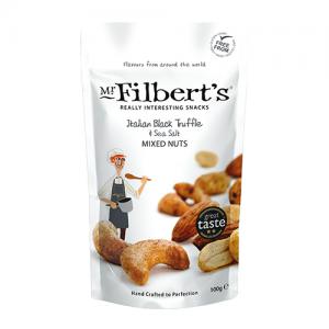 Mr Filberts Italian Black Truffle & Sea Salt Mixed Nuts 100g Pack