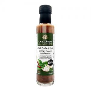 The Coconut Kitchen Chilli Garlic and Basil Stir-Fry Sauce 250ml Pack