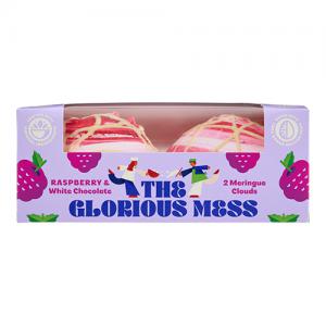 The Glorious Mess Raspberry & White Chocolate Meringue Cloud Twins