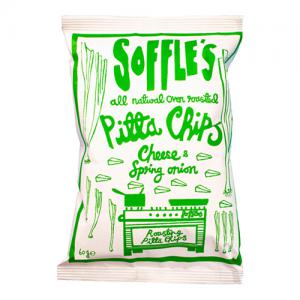 Soffles Pitta Chips Black Pepper, Sea Salt, & Olive Oil 60g Pack