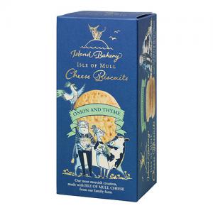 Island Bakery Isle Of Mull Cheese Biscuits With Onion And Thyme 100g