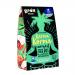 The image shows a rectangular carton of Boom Kitchen Karma Korma, marked 50g and sold as a pack of 12. Brightly colored packaging features the Boom Kitchen logo, korma bowl illustration and spice motifs. Several individual sachets are visible spilling from the open box on a neutral backdrop in view.