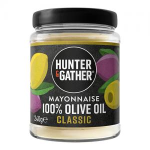 Hunter & Gather Foods Classic Olive Oil Mayonnaise 240g Pack of 6