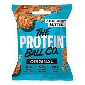 The Protein Ball Co  Peanut Butter Protein Ball 45G Bag Pack of 10