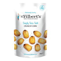 Mr Filberts Crunchy Corn Simply Sea Salt 40g Pack of 15