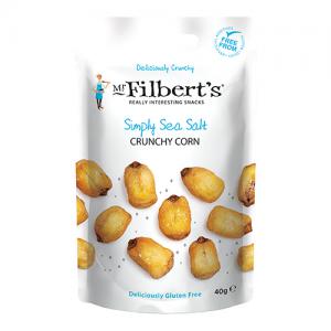 Mr Filberts Crunchy Corn Simply Sea Salt 40g Pack of 15