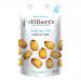 Photograph shows a box of fifteen 40g snack bags arranged in neat rows. Each bag displays the Mr Filberts logo and the wording 'Crunchy Corn Simply Sea Salt' with simple sea-salt and corn imagery. Bright, clean packaging has clear front graphics and a visible nutrition panel on the back Box is open.