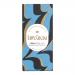 A small 20g dark chocolate bar sits against a white background. Matte black wrapper shows the Love Cocoa logo in gold, minimalist typography and an image of Maldon sea salt flakes. Beside it, glossy dark chocolate squares display coarse salt crystals.