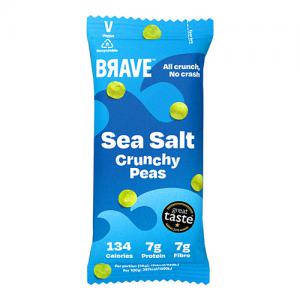 Brave Roasted Peas Sea Salt 35g Pack of 12