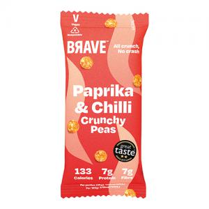 Brave Roasted Peas Paprika & Chilli 35g Pack of 12