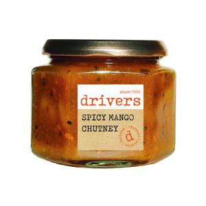 Drivers Spicy Mango Chutney 350g Pack of 6