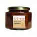 A clear glass jar holds chunky dark-amber chutney with visible fruit and spice flecks. A gold screw-top lid crowns the jar. A cream-and-maroon label wraps the front, displaying the Drivers logo and bold product name alongside simple decorative accents.