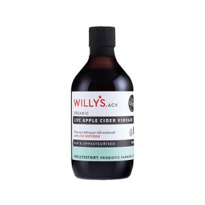 Willys Organic Apple Cider Vinegar Bottle 500ml Pack of 6