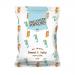 Photo shows a neat display of Dreamers Sweet & Salty Popcorn 40g packets stacked in a 24-pack box. Bright yellow and teal packaging features the Dreamers logo, playful popcorn illustrations, clear 40g label, and an open packet revealing glossy, lightly caramelised popcorn kernels. A soft steam rises
