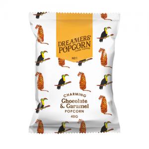 Dreamers Popcorn Chocolate & Caramel Popcorn 40g Pack of 24