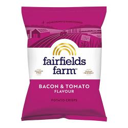 Fairfields Farm Crisps Bacon & Tomato Crisps 150g Pack of 10