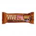 A rectangular peanut-butter protein bar in a shiny beige and brown wrapper stands alongside eleven identical wrapped bars, forming a neat pack. Packaging shows bold brand name, peanut imagery, nutrition icons and weight label. Background is plain white with soft lighting. Soft highlight on wrappers.