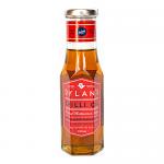 Six 230ml glass bottles of Dylan’s Chilli Oil sit together in a regular pack, each revealing deep red oil with suspended chili flakes. Clean white labels bear Dylan’s Grocery logo and simple text. Bottles align in a compact, orderly row against a neutral backdrop. Subtle highlights catch the glass.
