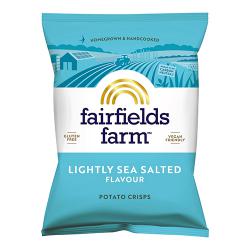Fairfields Farm Crisps Lightly Salted Crisps 40g Pack of 36