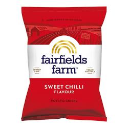 Fairfields Farm Crisps Sweet Chilli Crisps 40g Pack of 36