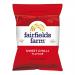 Bright red-orange 40g packet of Fairfields Farm Sweet Chilli crisps rests on a neutral background, displaying the Fairfields Farm logo and the product name in bold white lettering. Stylized chilli and crisp illustrations embellish the front, with nutrition icons and glossy crimped top edge visible.