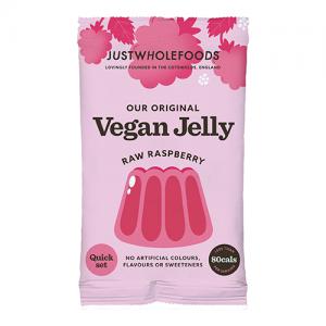 Just Wholefoods Vegan Raspberry Jelly 85g Pack of 12