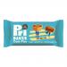 A bright box displays individually wrapped oaty pies with golden, crumbly crusts and glossy pecan filling. Whole pecans and scattered oats adorn the packaging alongside bold brand lettering and warm, earth‑tone colors.