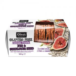 Olinas Bakehouse Seeded Toast Gluten Free- Fig & Sunflower Seed