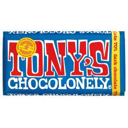 Tonyâ€™s Chocolonely Dark Chocolate 70% 180g Pack of 15
