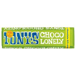 Tonyâ€™s Chocolonely Dark Chocolate 51% Almond Sea Salt 47g Pack of 35