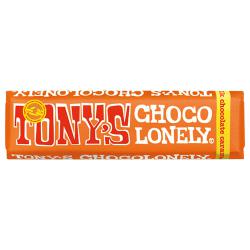 Tonyâ€™s Chocolonely Milk Chocolate Caramel Sea Salt 47g Pack of 35