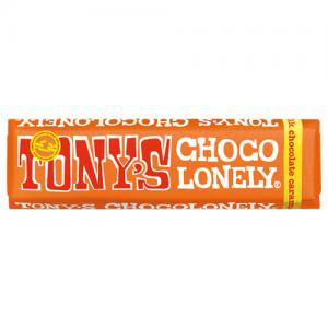 Tonys Chocolonely Milk Chocolate Caramel Sea Salt 47g Pack of 35