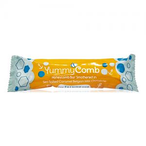 Yummycomb Sea Salted Caramel Chocolate Bar 35G Pack of 12