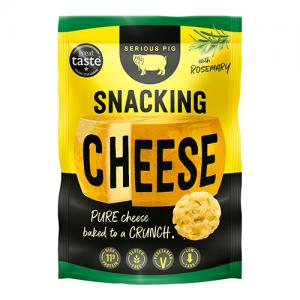 Serious Pig Crunchy Snacking Cheese With Rosemary 24G Pack of 24