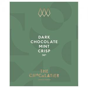 The Chocolatier Mint Crisp Dark Chocolate Bar 50g Pack of 15