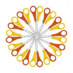 Westcott Left Handed Scissors 130mm Yellow/Orange (Pack of 12) E-21593 00 DH20593