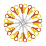 Westcott Left Handed Scissors 130mm YellowOrange (Pack of 12) E-21593 00 DH20593