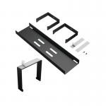 D-Line Desk Cable Tray Steel Black 604562 DL60456