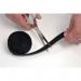 D-Line Cable Tidy Band reusable hook & Loop 1.2m Black CTTAPE1.2B DL64481
