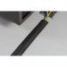 D-Line floor Cable Cover Black 80mm Wide 1.8m length c/w connectors FC83B DL64554