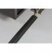 D-Line floor Cable Cover Black 80mm Wide 1.8m length cw connectors FC83B DL64554