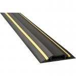 D-Line Black Yellow Medium Hazard Duty Floor Cable Cover 9m FC83H9M DL64653