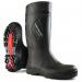 Dunlop Purofort+ Full Safety Wellington Boots 1Pr Black 10.5 C76204110.5 DLP03136